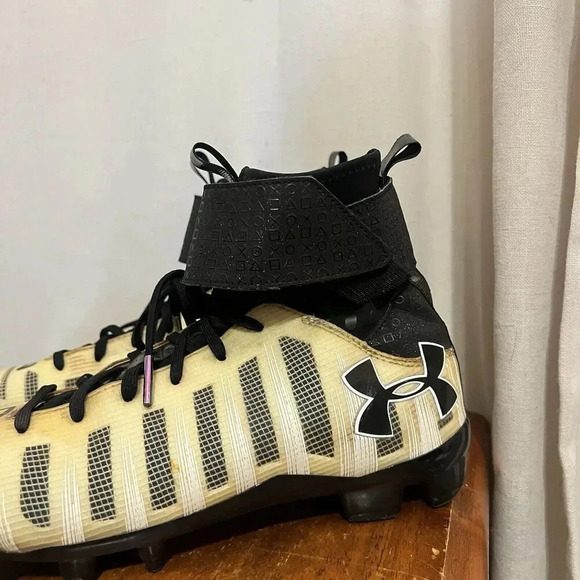Under Armour CIN MC Limited Edition‎ football cleats SZ 9 Iridescent Ankle Strap - Picture 9 of 13